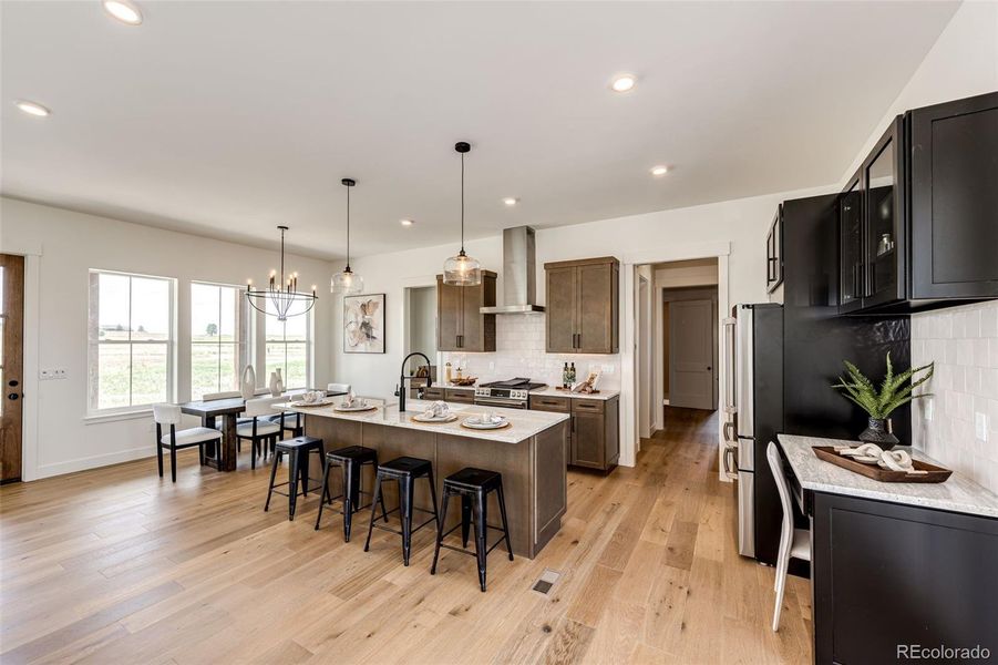 Furnished interior view inside a new home in , Byers (Image 11).