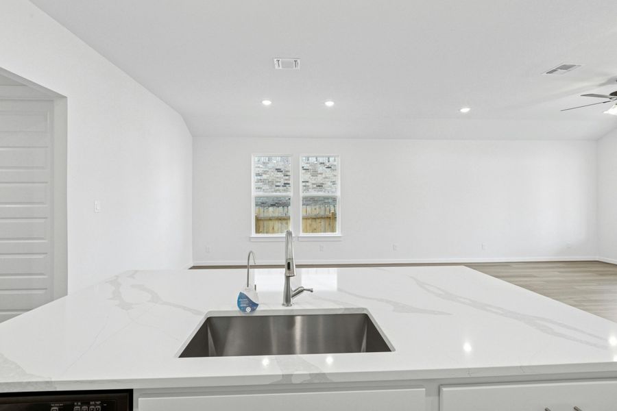 Close-up of interior finishes inside a home in University Heights, Round Rock (Image 10).
