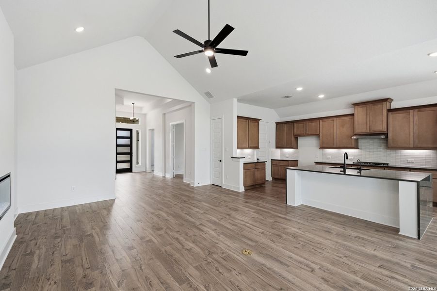 Furnished interior view inside a new home in The Reserve at Potranco Oaks, Castroville (Image 6).