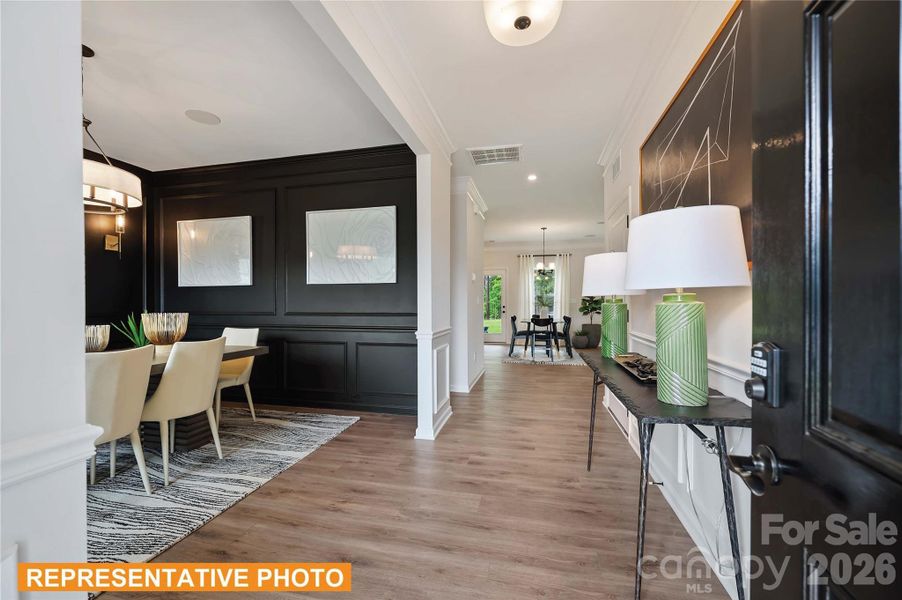 Furnished interior view inside a new home in Cedar Meadows, Monroe (Image 14).