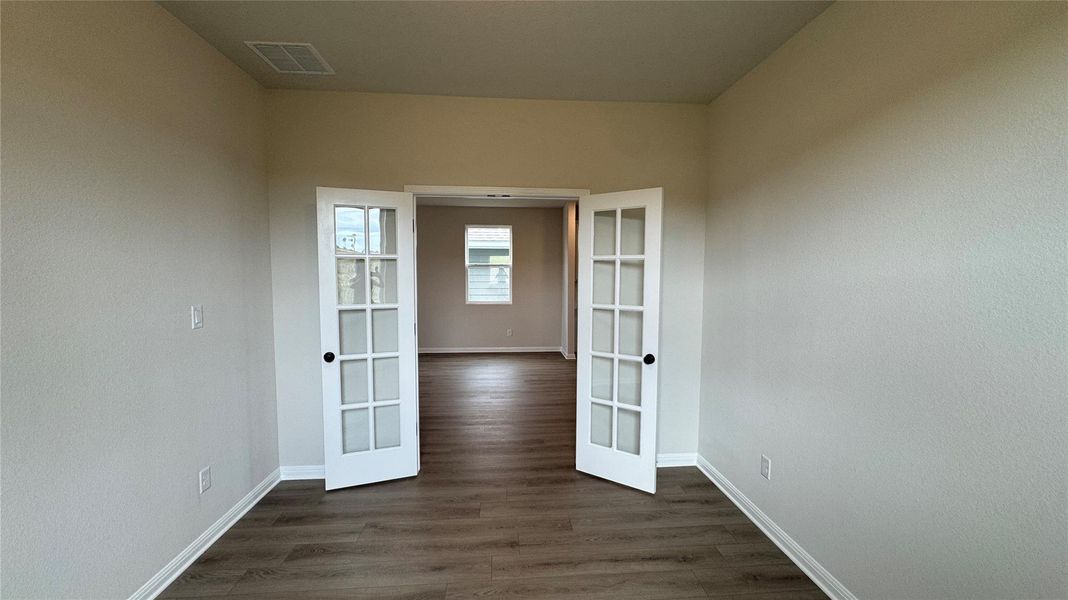 Spacious, unfurnished interior of a new home in Cannon Ranch 40s, Dripping Springs (Image 12). Spacious, unfurnished interior of a new home in Cannon Ranch 40s, Dripping Springs (Image 12).