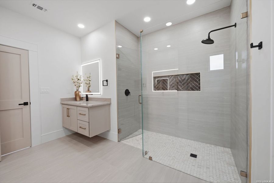 Furnished interior view inside a new home in , San Antonio (Image 18).