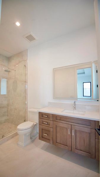 Furnished interior view inside a new home in , Palm Beach Gardens (Image 52).