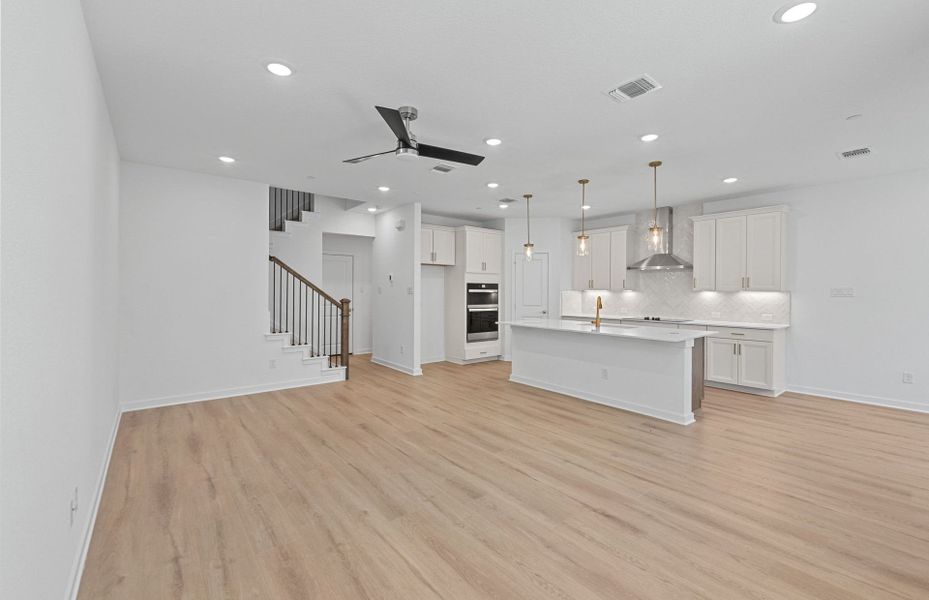 Spacious, unfurnished interior of a new home in Monarch on Main, Round Rock (Image 16).