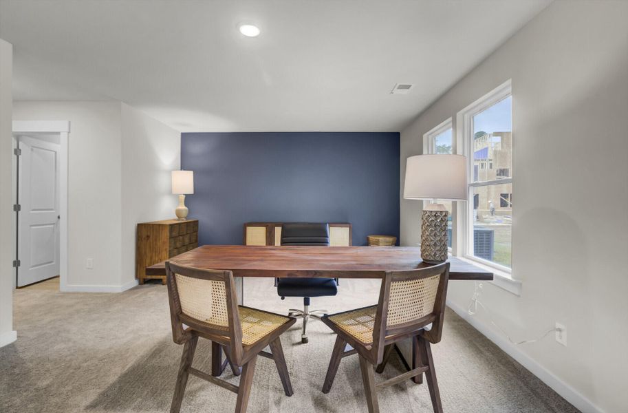 Furnished interior view inside a new home in Rhetts Cove, Johns Island (Image 34).