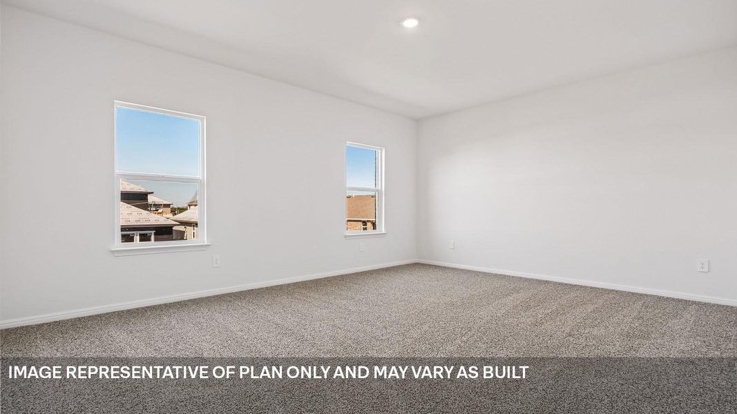 Spacious, unfurnished interior of a new home in Bar W Ranch, Leander (Image 26).