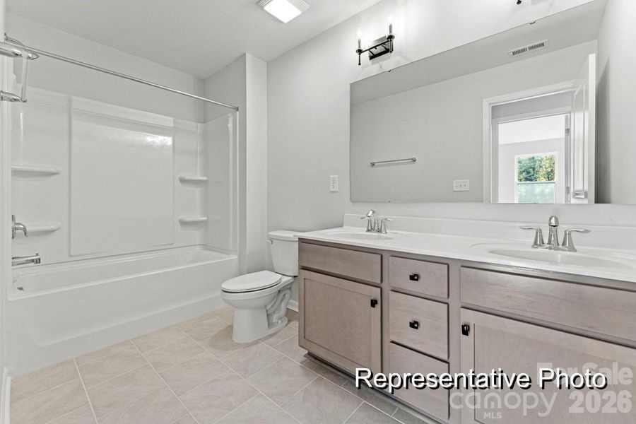 Furnished interior view inside a new home in Huntington Hills, Lincolnton (Image 9).