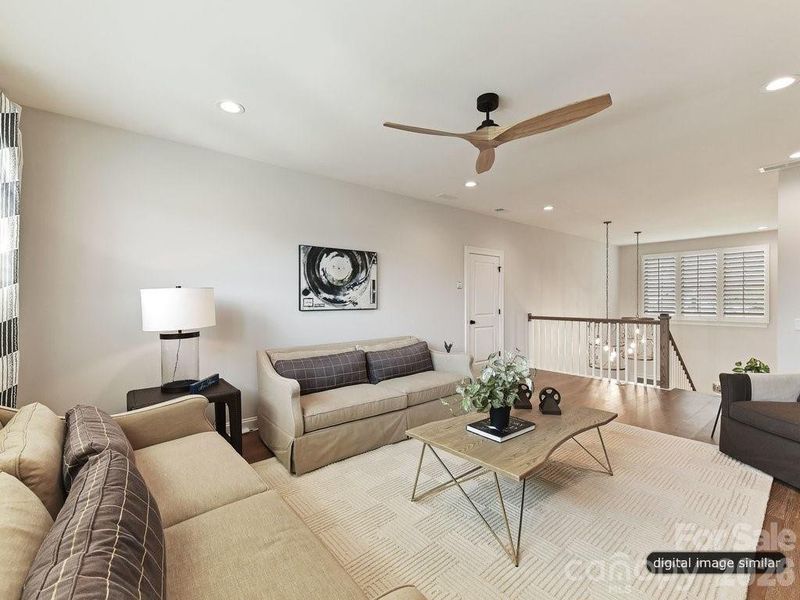 Furnished interior view inside a new home in , Charlotte (Image 31). Furnished interior view inside a new home in , Charlotte (Image 31).