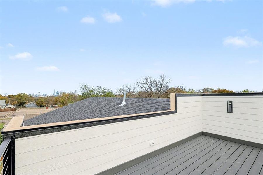 Exterior details and patio area of a home in , Dallas (Image 20). Exterior details and patio area of a home in , Dallas (Image 20).