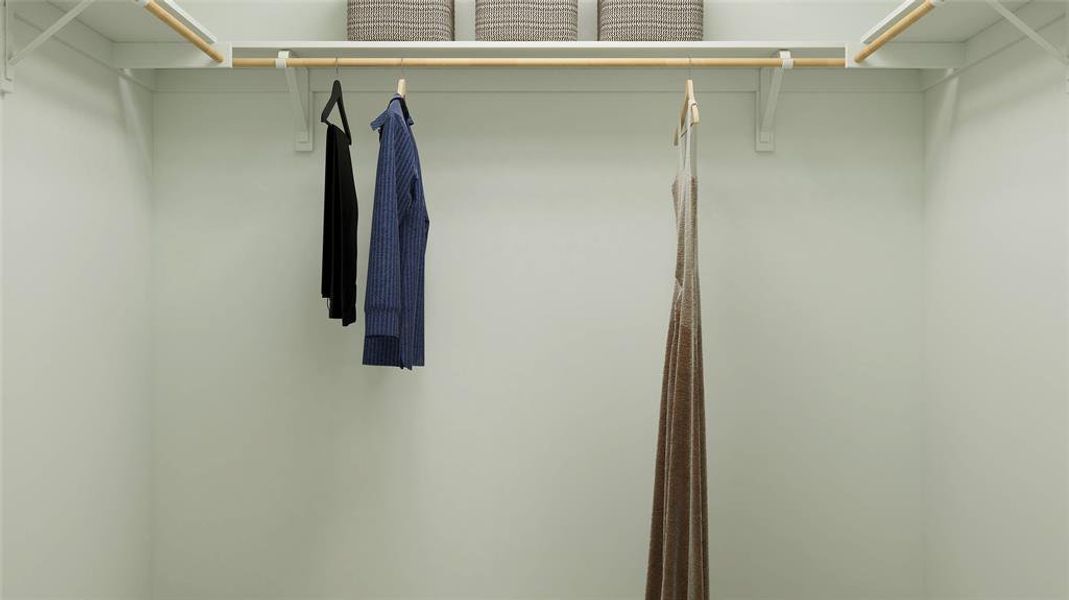 View of spacious closet View of spacious closet
