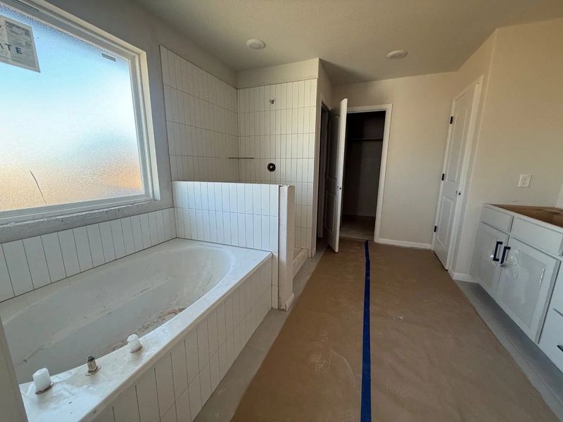 In-progress construction of a new home in Berry Creek Highlands, Georgetown, TX (Image 14). In-progress construction of a new home in Berry Creek Highlands, Georgetown, TX (Image 14).