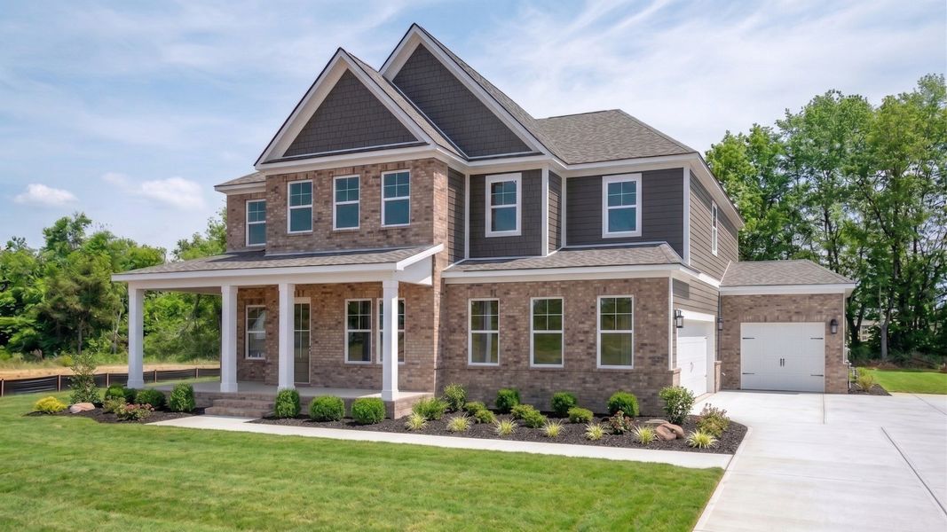 Exterior of Solace II Plan home built at Northridge Park in Murfreesboro, TN