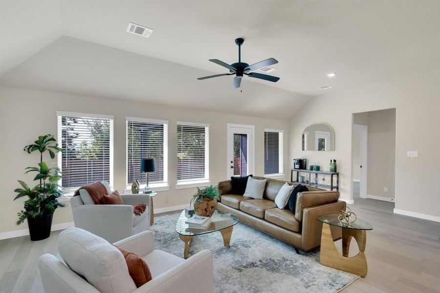 Furnished interior view inside a new home in Hadley Farms, Godley (Image 15).