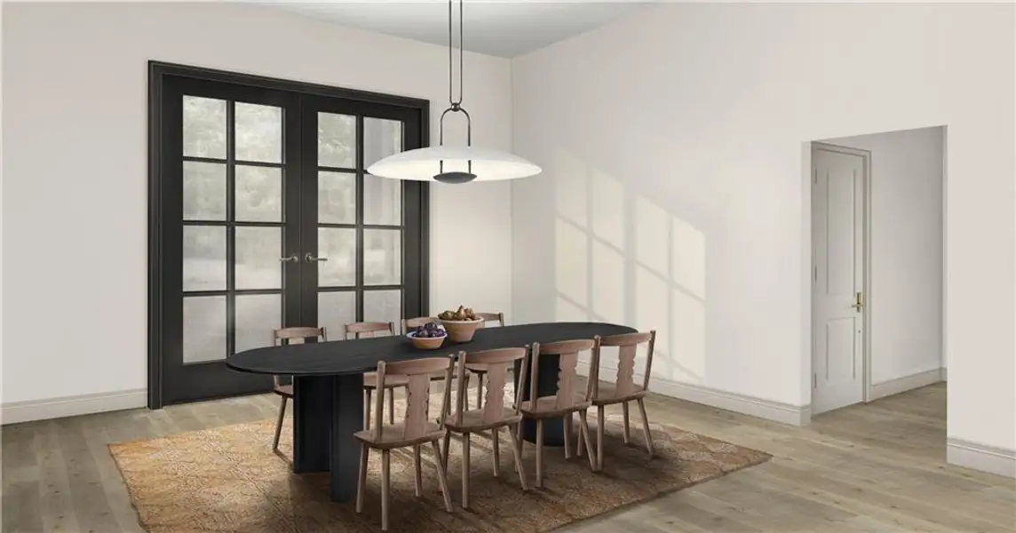 Furnished interior view inside a new home in , Milton (Image 4).