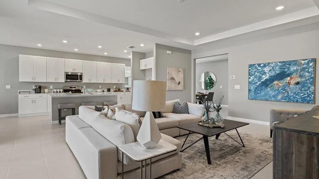 Furnished interior view inside a new home in , Apopka (Image 17). Furnished interior view inside a new home in , Apopka (Image 17).