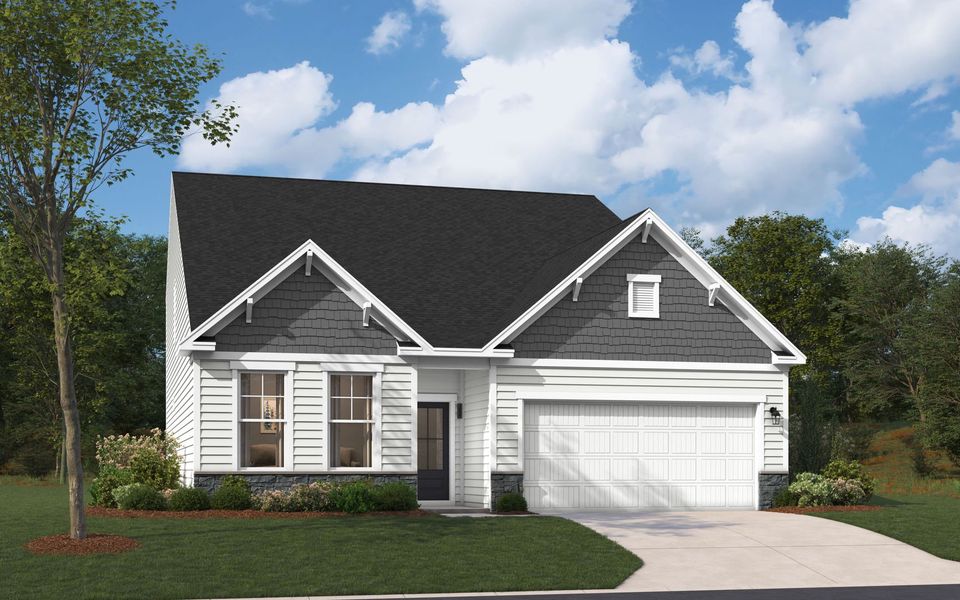 Representative exterior photo of a completed home built from the The Jefferson by Stanley Martin Homes in Green Tree Place, Anderson, SC (Image 57).