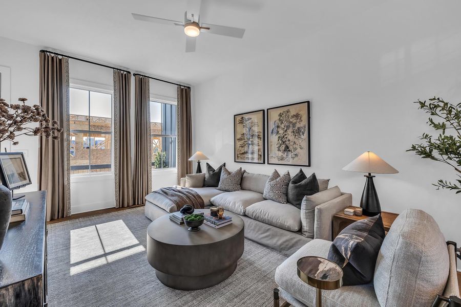 Furnished interior view inside a new home in BelleWether, Chattanooga (Image 5).