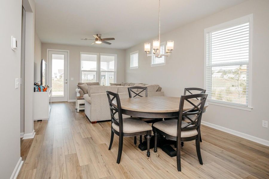 Furnished interior view inside a new home in , Summerville (Image 5).
