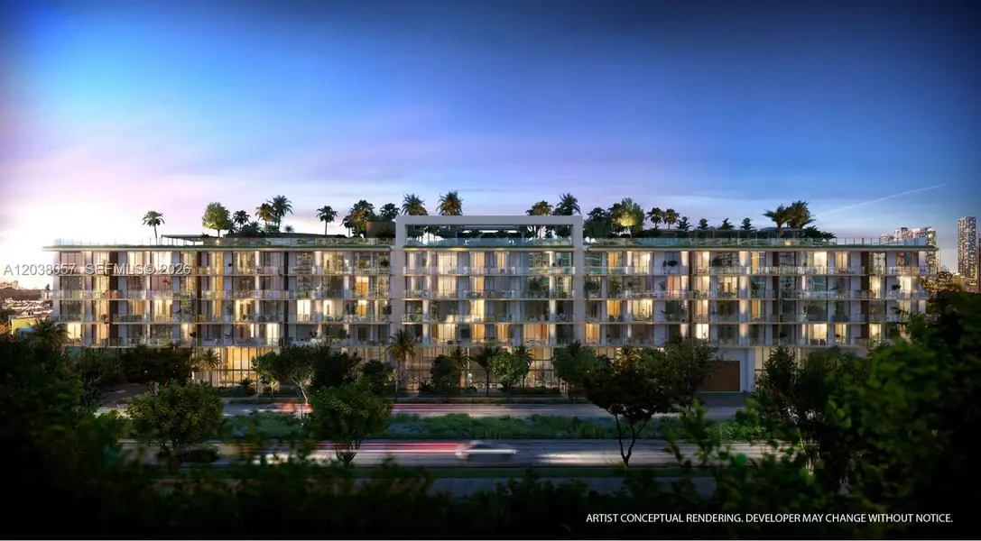 Condo located in Miami, FL showcasing its design and architecture (Image 16).