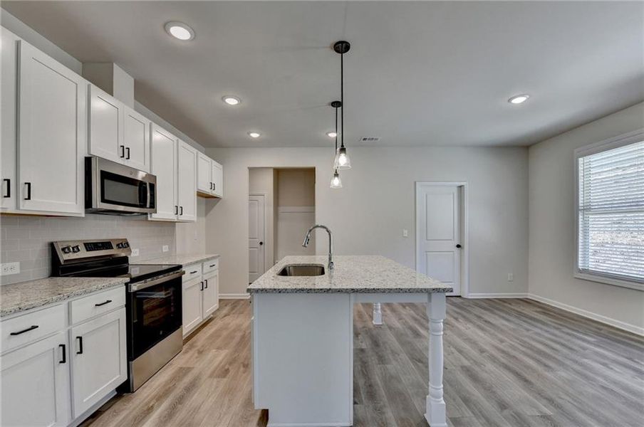 Furnished interior view inside a new home in , Auburn (Image 34).