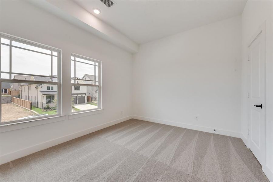 Spacious, unfurnished interior of a new home in Fields - 40' Lots, Frisco (Image 21). Spacious, unfurnished interior of a new home in Fields - 40' Lots, Frisco (Image 21).