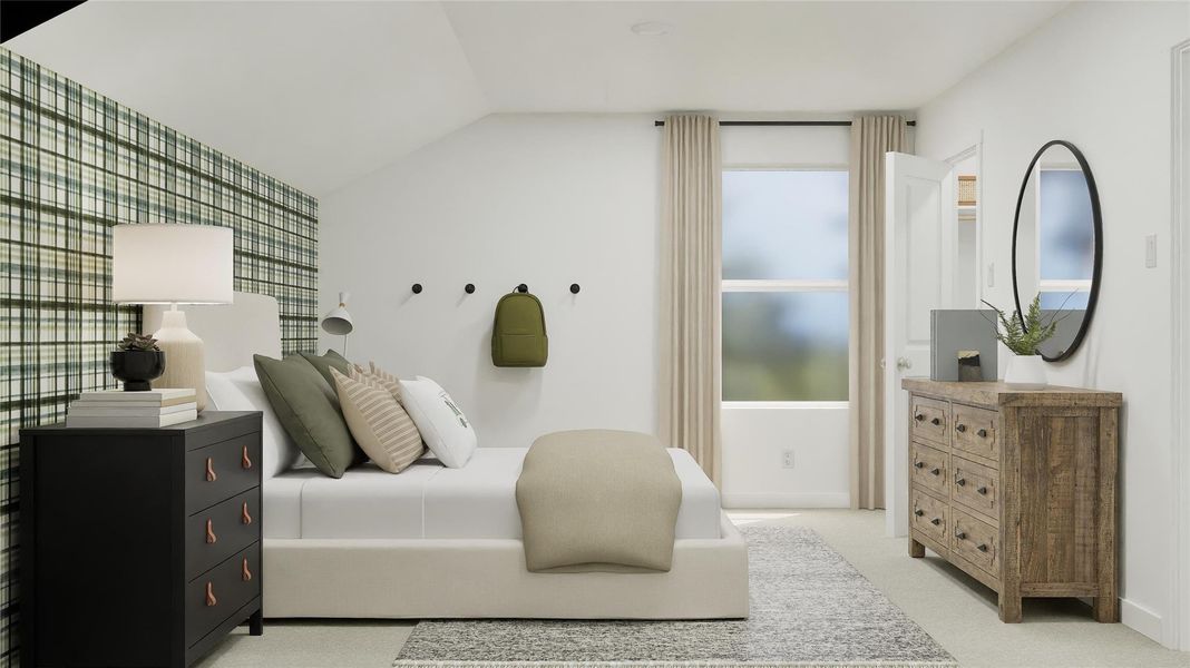 Furnished interior view inside a new home in Waterstone: Classic Collection, Kyle (Image 34).