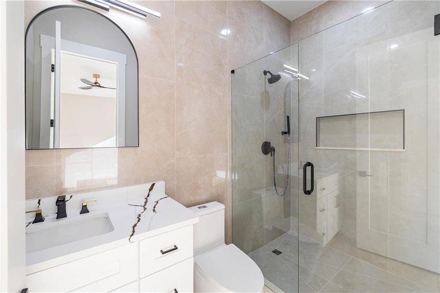 Furnished interior view inside a new home in , Dacula (Image 13).