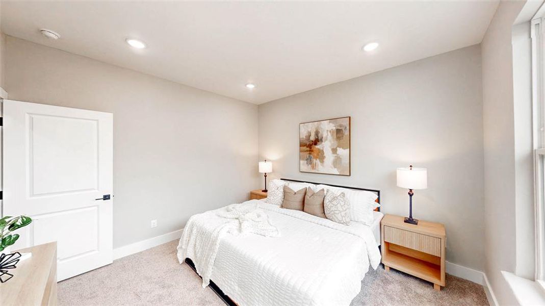 Furnished interior view inside a new home in , Denton (Image 24).
