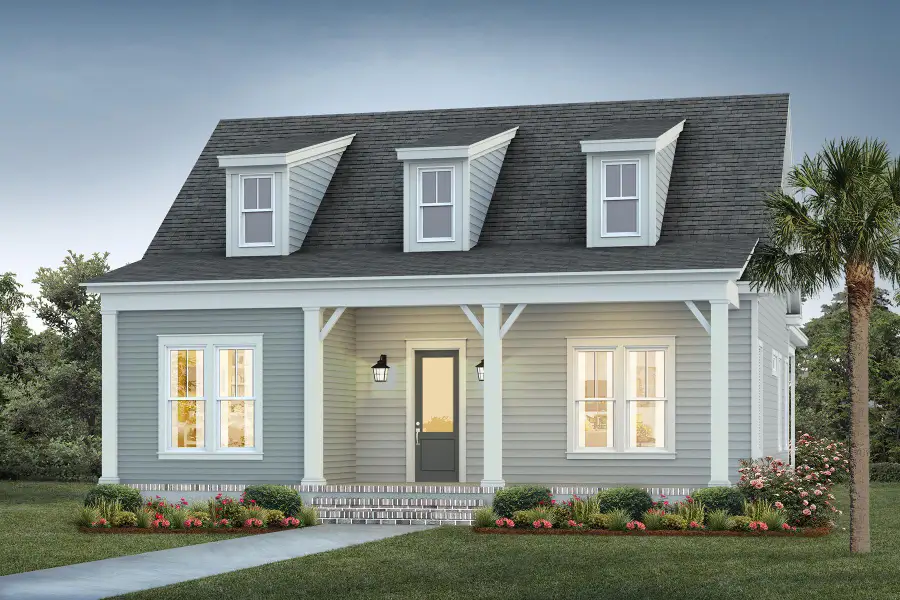 Representative exterior photo of a completed home built from the Hutchinson (Ranch) by Homes by Dickerson in Nexton, Summerville, SC (Image 2). Representative exterior photo of a completed home built from the Hutchinson (Ranch) by Homes by Dickerson in Nexton, Summerville, SC (Image 2).
