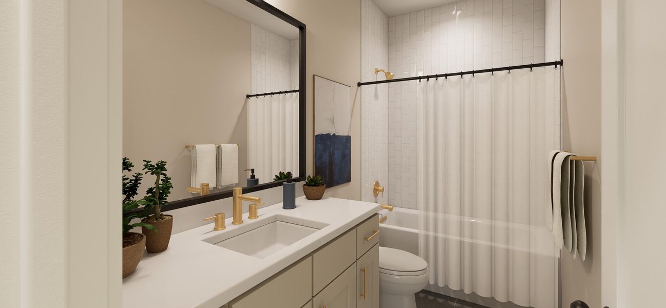 Furnished interior view inside a new home in , Charleston (Image 24).