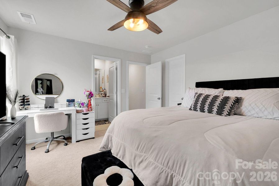 Furnished interior view inside a new home in Falls Cove at Lake Norman, Troutman (Image 34).