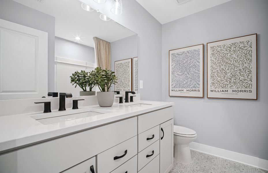Representative furnished interior of a home built from the Wingate by Pulte Homes in Creekside at Skelton, Hoschton (Image 7).