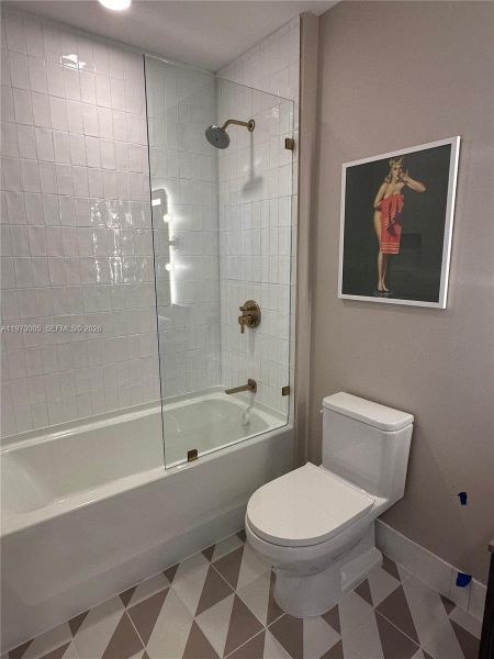 Furnished interior view inside a new home in , Miami (Image 16).