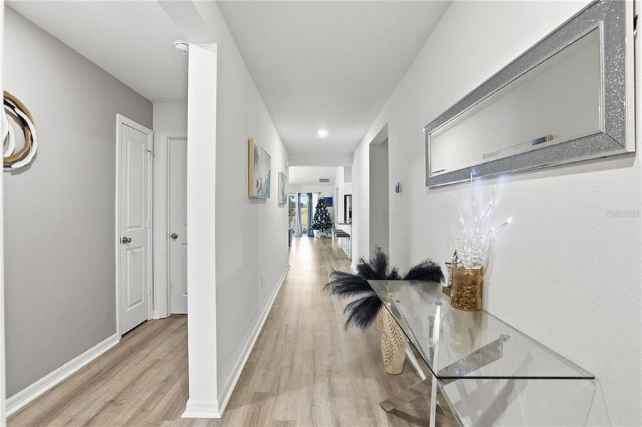 Furnished interior view inside a new home in Bellaviva I at Westside, Davenport (Image 13).