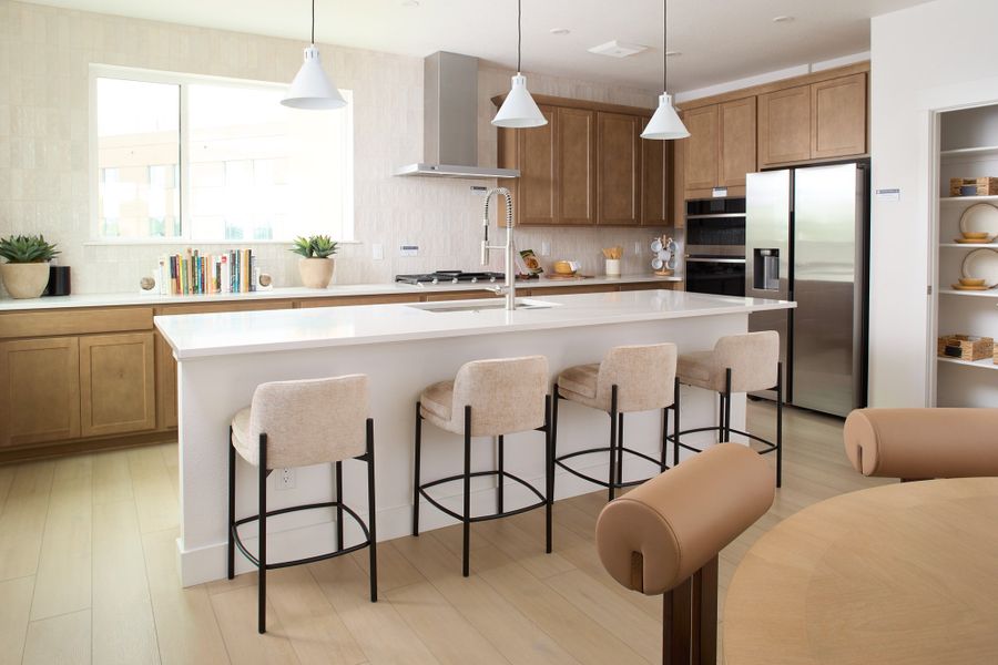 Furnished interior view inside a new home in Ascent at Inverness, Englewood (Image 5).