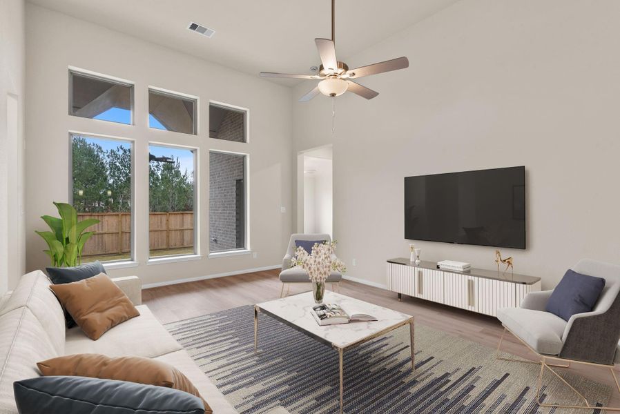 Furnished interior view inside a new home in Escondido, Magnolia (Image 9).