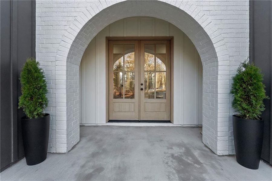 Exterior details and patio area of a home in , Cumming (Image 3). Exterior details and patio area of a home in , Cumming (Image 3).