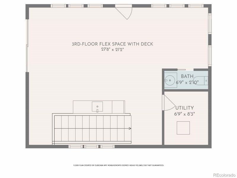 2D floor plan layout of this home in , Denver, CO (Image 5).