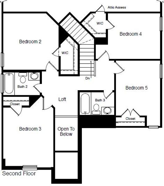 2D floor plan layout for the Shelby by D.R. Horton in Yukon Ridge, Odessa, TX (Image 5). 2D floor plan layout for the Shelby by D.R. Horton in Yukon Ridge, Odessa, TX (Image 5).