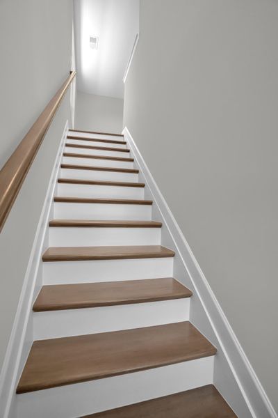 Representative unfurnished interior of a home built from the Nantucket by Parkside Builders in The Woods, Gallatin (Image 21).