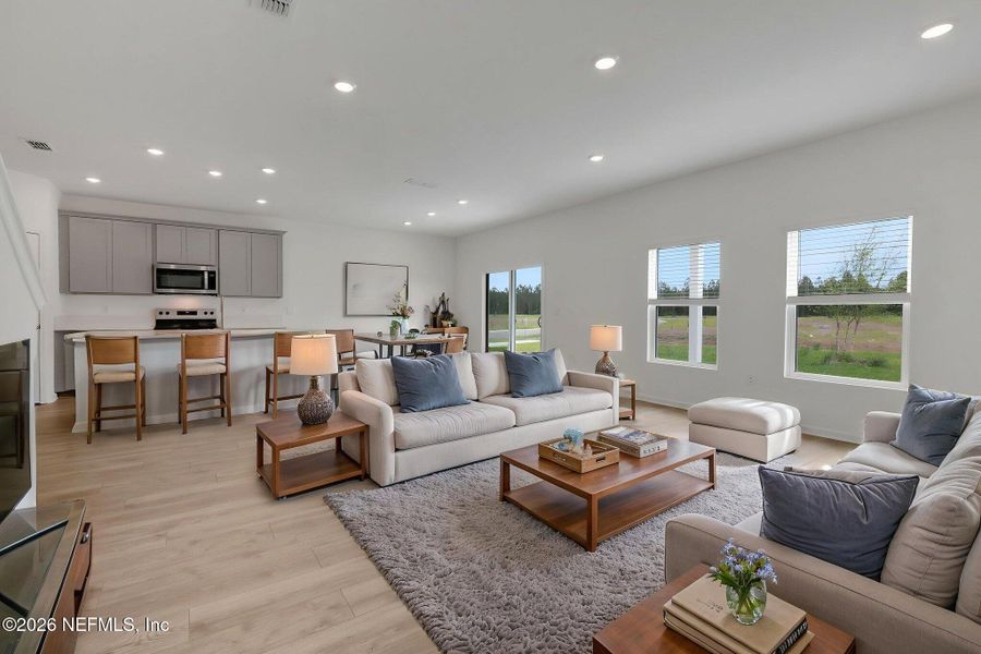 Furnished interior view inside a new home in Amberly, Green Cove Springs (Image 13).