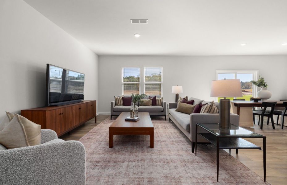 Furnished interior view inside a new home in Carpenter Falls, Durham (Image 8).