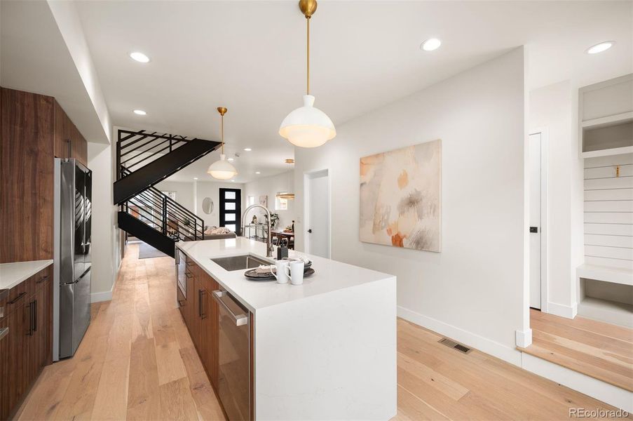Furnished interior view inside a new home in , Denver (Image 6).