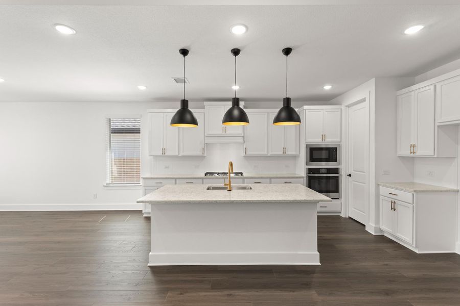 Furnished interior view inside a new home in Painted Tree, McKinney (Image 6).