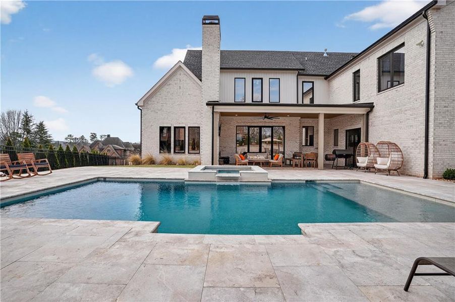 Exterior details and patio area of a home in , Hoschton (Image 4).