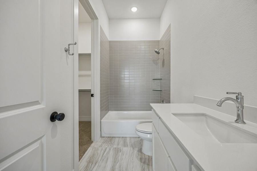 Representative furnished interior of a home built from the Connor by Southgate Homes in Eliana, McKinney (Image 7).