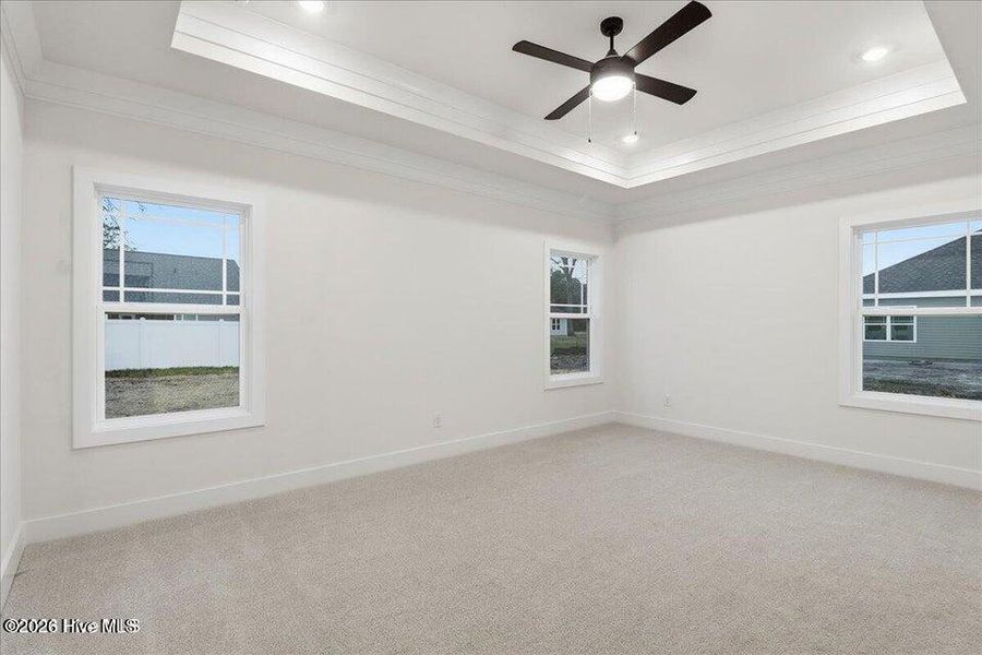 Spacious, unfurnished interior of a new home in Wood Creek Landing, Leland (Image 21).