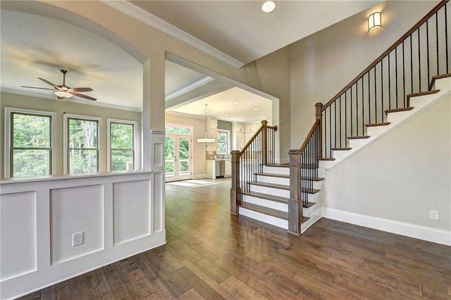 Spacious, unfurnished interior of a new home in Bellmoore Park, Duluth (Image 73).