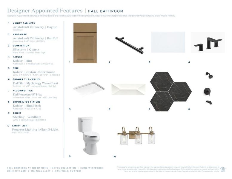Sample of building materials used in homes in The Nations, Nashville (Image 11).