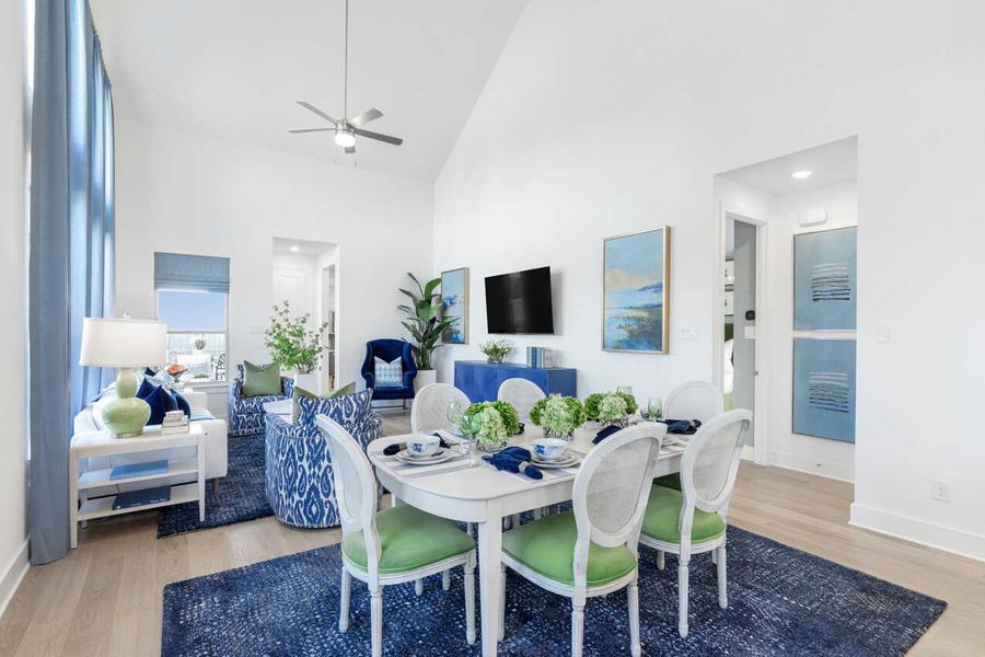 Representative Dining Room - some options shown Representative Dining Room - some options shown